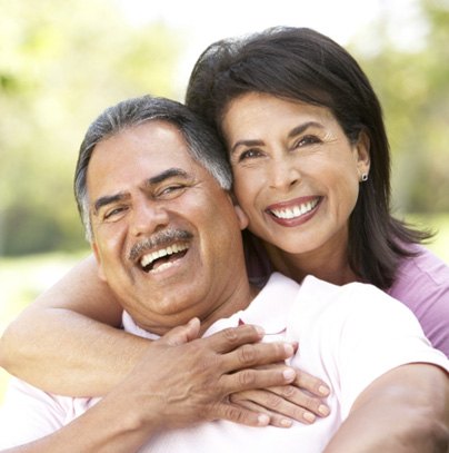 happy patient about to enjoy the benefits of All-On-4 implants in Garland