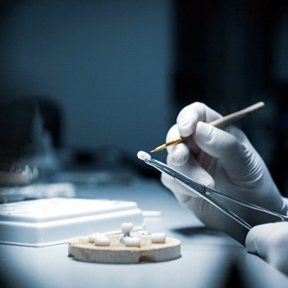 Dental crown as it is made