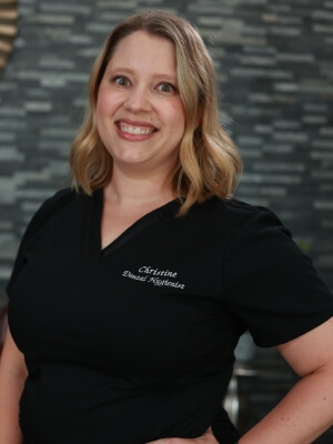 Dental hygienist Christine