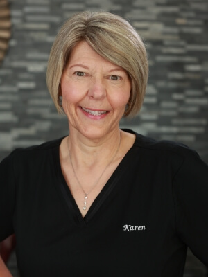 Front office administrator Karen