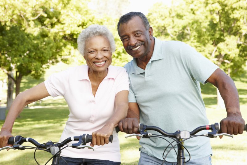 Smiling couple